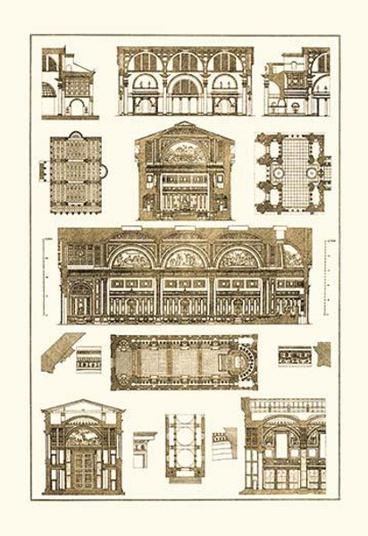 Interiors With Cross-Vaults and Cupola Vaulting