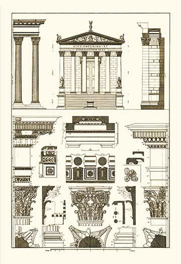 Temples of Antonius, Castor and Mars
