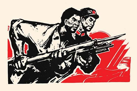 Writers and Soldiers Work Together