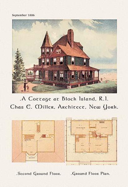 A Cottage at Block Island, Rhode Island