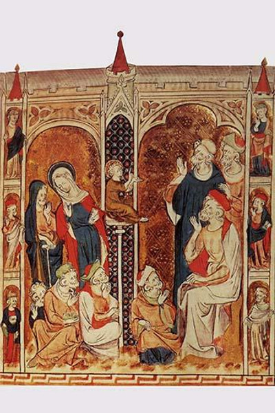 Twelve year old Christ in the temple