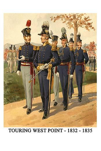 Touring West Point - 1832 - 1835