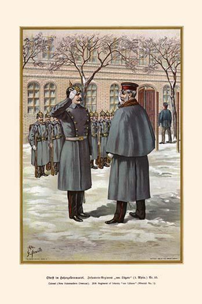 Colonel of the 25th Infantry Regiment "Von Lutzow" - Rhenish - Hohenzollern Overcoat