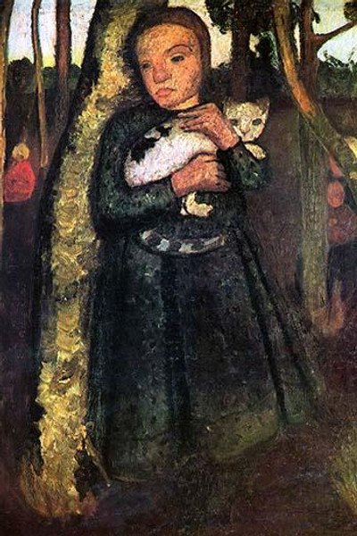 Woman and Cat