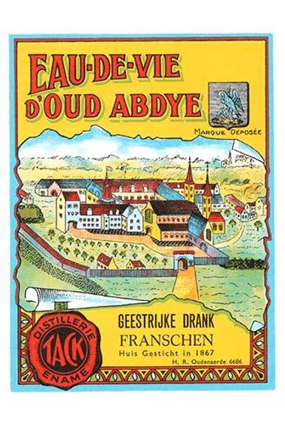 Eau-de-Vie D'oud Abdye Distillery Label