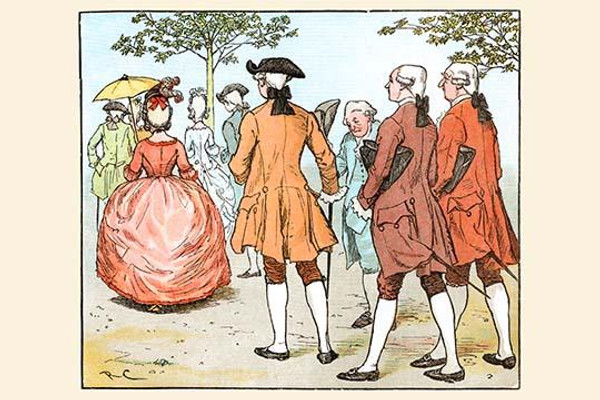 Mrs. Blaize was always followed by suitors, even the King