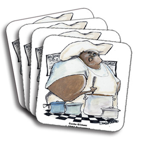 Gumbo Gibbonz Coasters (African American Coasters)