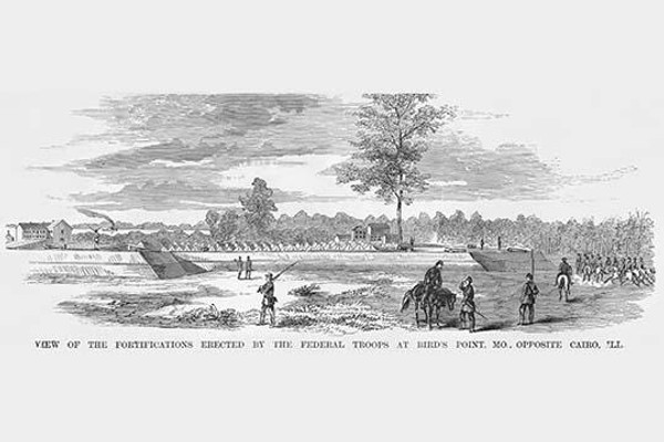 Fortifications at Bird's Point, Missouri