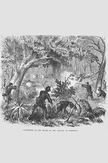 Skirmish on the way to Vicksburg