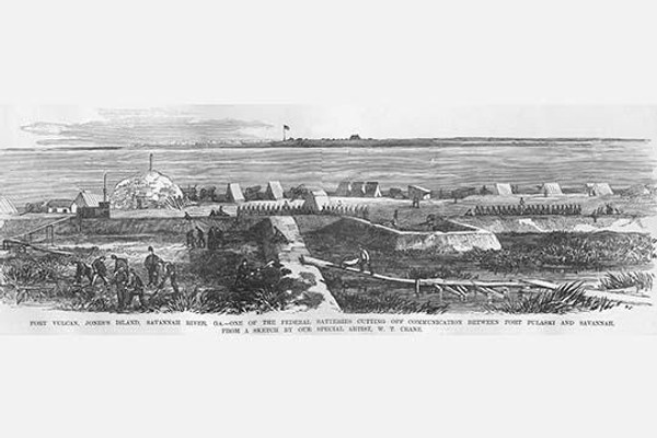 Fort Vulcan, Jones Island on the Savannah River
