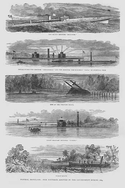 Federal Ironclad Designs in 1864