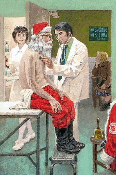 Santa Claus in the Doctor's Office