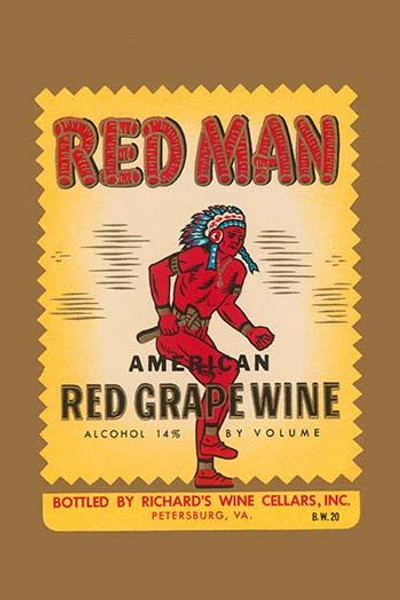 Red Man American Red Grape Wine