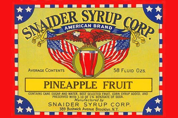 Snaider Syrup Corp. Pineapple Fruit