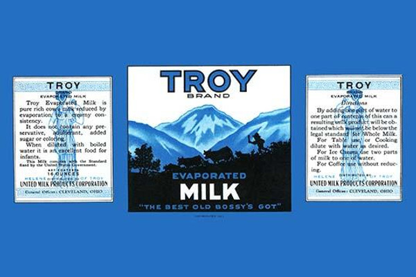 Troy Brand Evaporated Milk