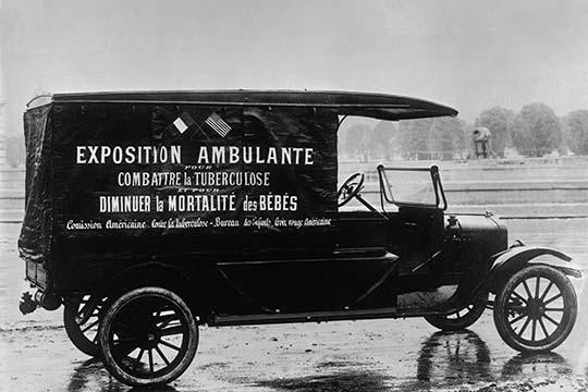 French-American World War I Ambulance at the Ready