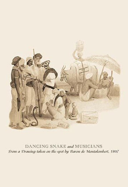 Dancing Snake and Musicians