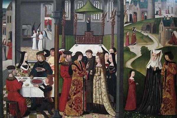 The Life and Miracles of Saint Godelieve, polyptych, last quarter of 15th century
