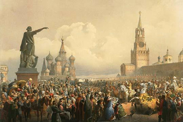 Announcement of the Coronoation in Red Square