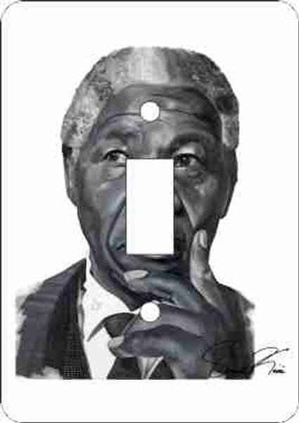 Mandela by Oronde Kairi Switch Plate (African American Single Switch Plate)