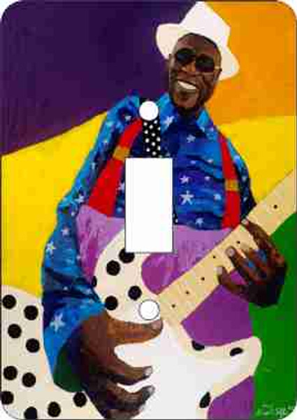 Buddy Guy Switch Plate (African American Single Switch Plate)