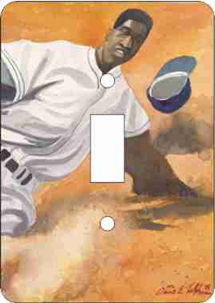 Jackie Robinson "42" Switch Plate (African American Single Switch Plate)