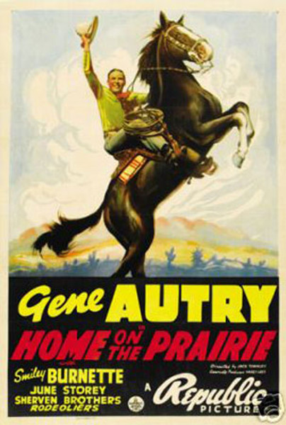 Home on the prairie Gene Autry Poster