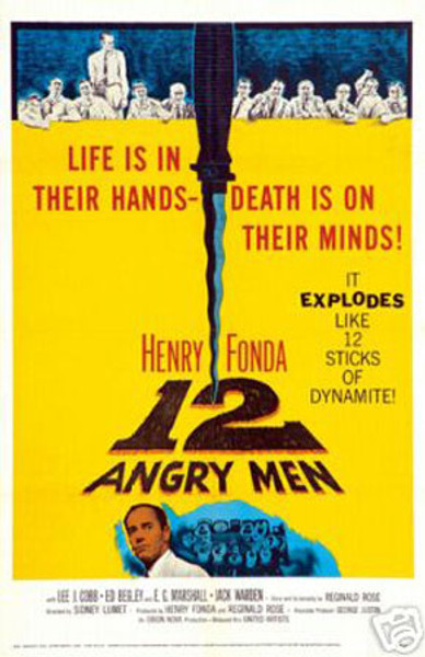 Twelve angry men Poster