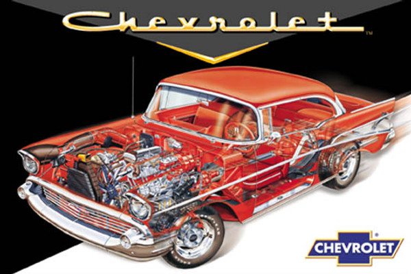 Chevy Cutaway1 Poster