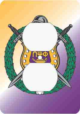 Omega Psi Phi Outlet Cover (African American Fraternity-Sorority Light Switch and Outlet Plate Wall Covers)