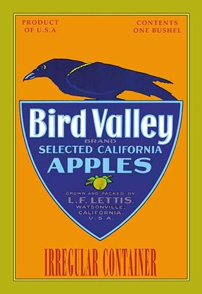 Bird Valley Brand Apples