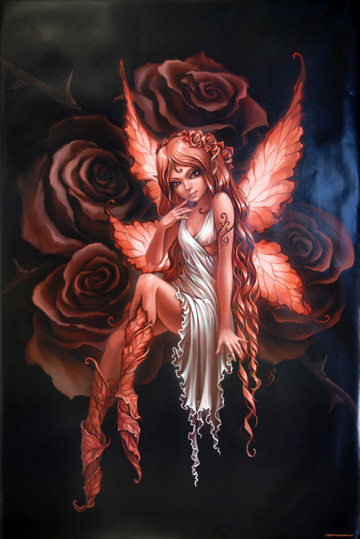 Rose Fairy Poster