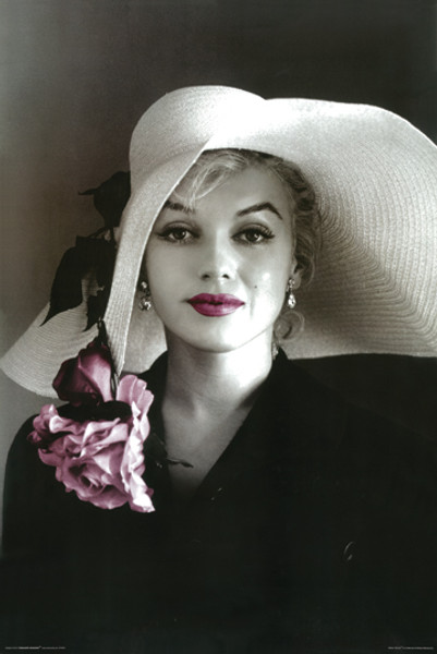 Marilyn Monroe Hat Poster