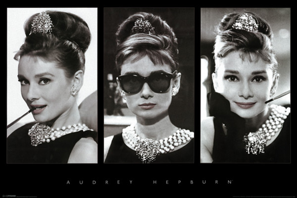 Audrey Hepburn Collage Poster