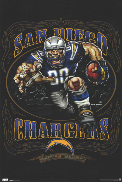 Chargers Running Back Poster