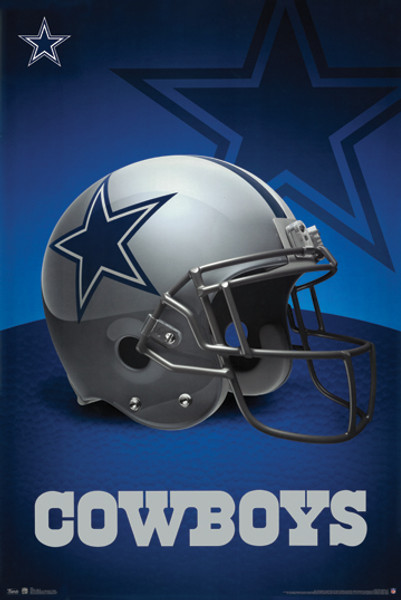 Cowboys Helment Poster