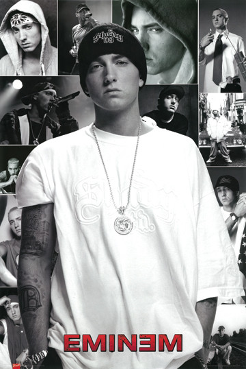 Eminem Collage Poster