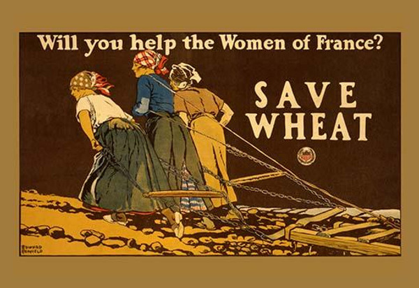 Save Wheat "Will You Help the Women of France?"