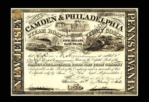 The Camden & Philadelphia Steam Boat Ferry Company