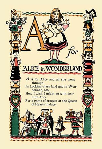 A for Alice in Wonderland