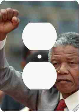 Mandela Power Outlet Cover (African American Outlet Plate)