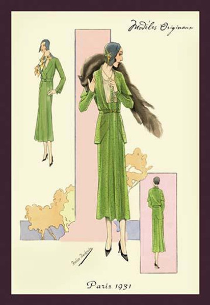 Emerald Suit with Stole