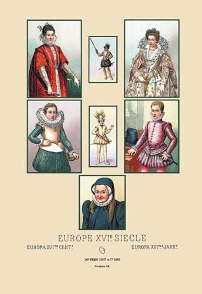 Assorted Portraits of Sixteenth Century Europeans