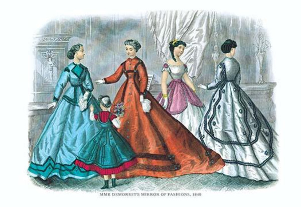 Mme. Demorest's Mirror of Fashions, 1840 #2