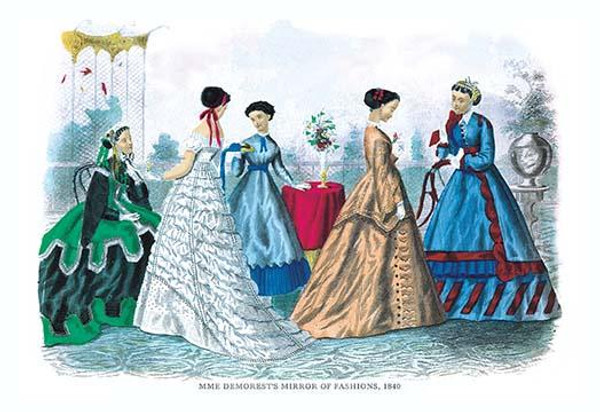 Mme. Demorest's Mirror of Fashions, 1840 #3