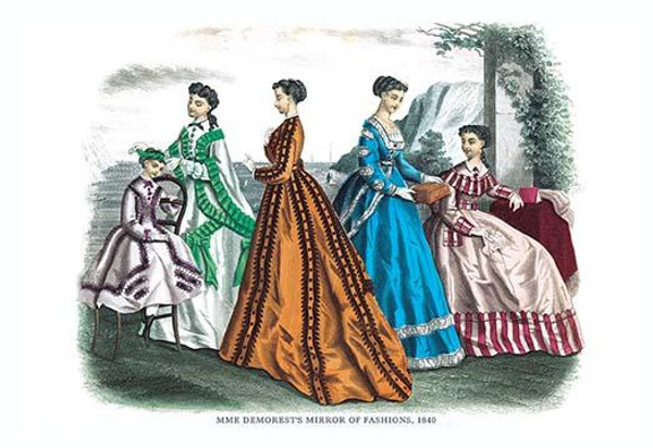 Mme. Demorest's Mirror of Fashions, 1840 #6