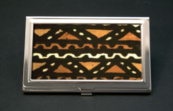 Mudcloth Business Card Holder (African American Business Card Cases)