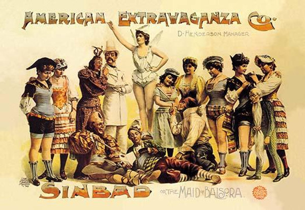 American Extravaganza Company: Sinbad, or, The Maid of Baisora