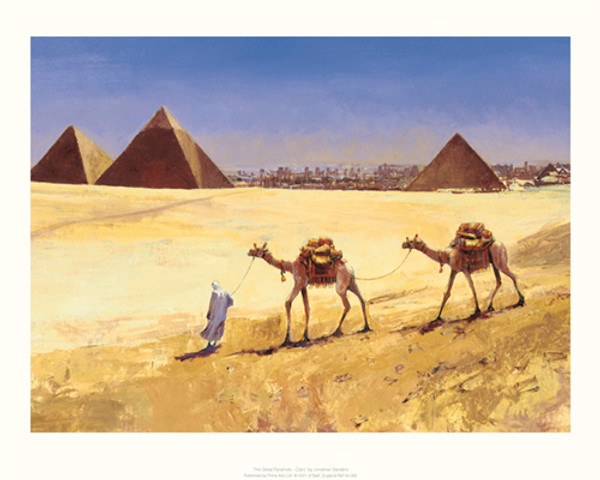 The Great Pyramids - Cairo Poster