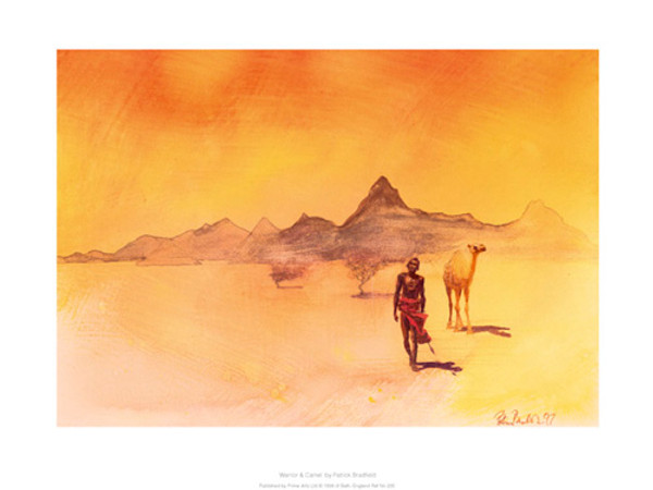 Warrior and Camel Poster